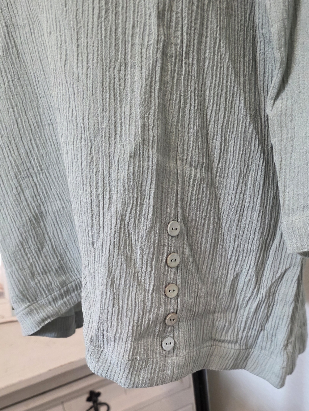 🆕️ Soft Surroundings Oceo Crinkle Gauze Tunic - Picture 4 of 9